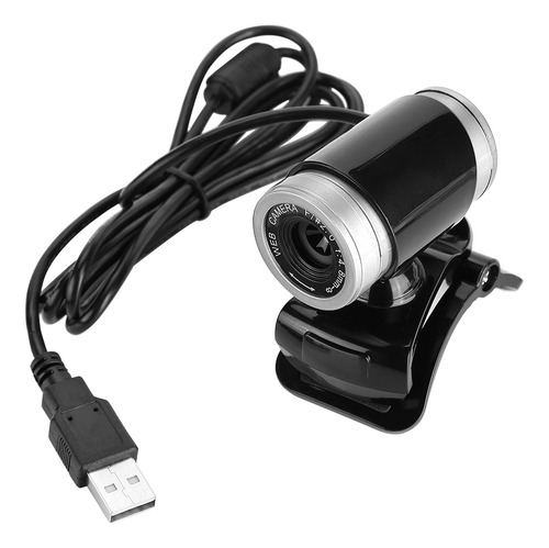 Cámara Web Usb Con Clip, Cámara Web Hd De 360 Grados Y 0,3 M
