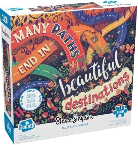 Goliath Steve Simpson: Beautiful Destinations - Rompecabezas