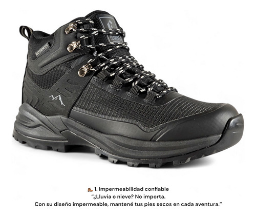Zapatillas Botitas Impermeables Filament Hombre Mujer 36/44