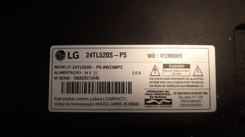 Barra De Led Tv Lg 24tl520s (Usado)