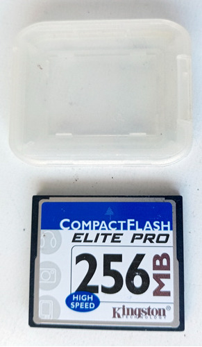 Memoria Compact Flash 256mb Kingston Elite Pro High Speed Cy