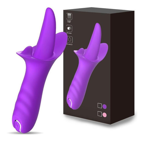 Vibrador De Clitóris Com Língua E 10 Modos De Vibração - Usb