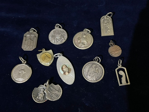 Lote De 11 Medallas Religiosas