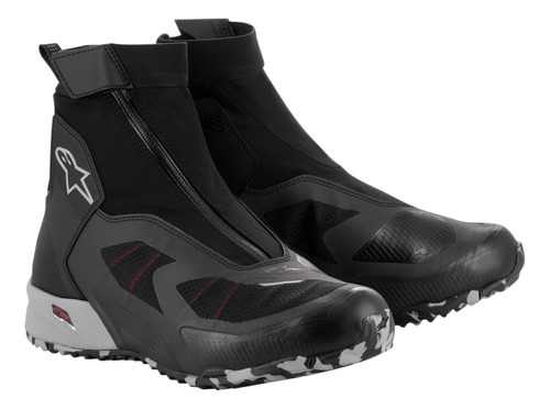 Bota Alpinestars Cr 8 Goretex Vermelho Impermeável Moto