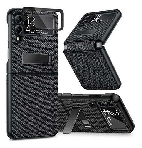 Caka Compatible Con Galaxy Z Flip 3 5g Kickstand Case, Z F