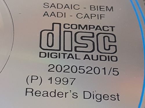 Reader's Digest Lo Mejor De La Música De Cine 5cd's-1997 Arg