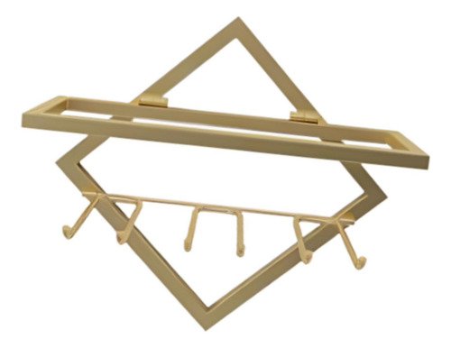 Stanff Stand De Pared Colgando Colgante De La Pared Oro
