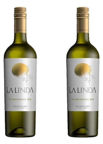 Vino Finca La Linda Chardonnay Blanco Luigi Bosca Pack X2 