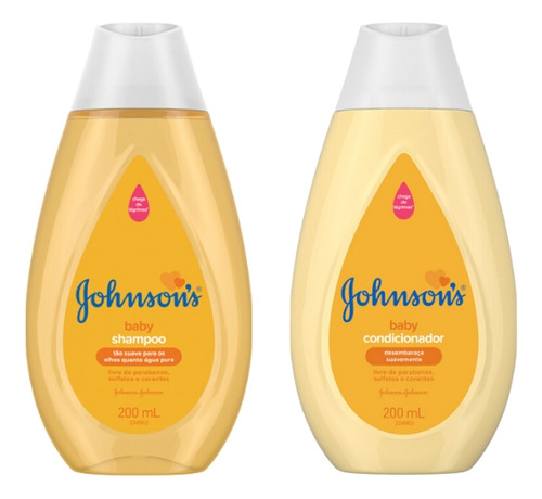 Kit Johnsons Tradicional Shampoo + Condicionador 200ml Cada