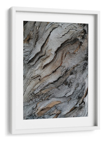 Cuadro Enmarcado Blanco Con Marialuisa Corteza 3 45x60, Mem