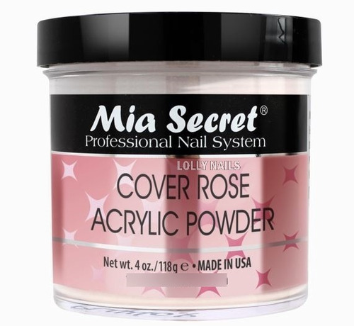 Polímero Polvo Acrílico Cover Rose Mia Secret 118 Grs