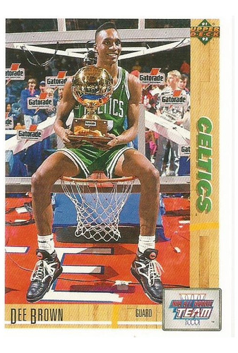 Barajita Dee Brown Upper Deck 1991-92 #37 Celtics