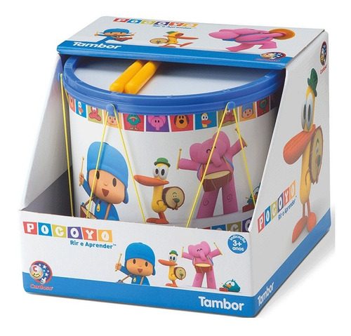 Tambor De Brinquedo Pocoyo - Música - 0263 - Turma Pocoyo