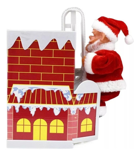 / Papá Noel Escalada Decoración Navideña Regalos