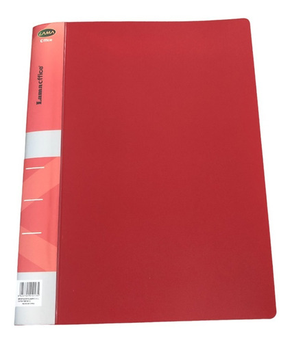 Carpeta Oficio Con 40 Folios Rojo