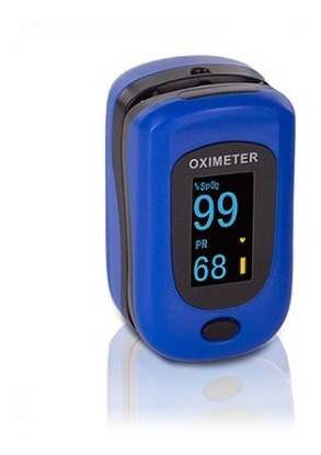 Oxímetro De Pulso Dedo Adulto Led Azul Mobil
