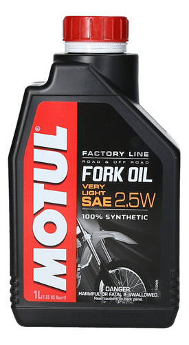 Aceite De Horquilla Motul Fork Oil Factory Linht 2.5w 1l