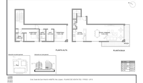 Venta Depto 3 Amb Vicente Lopez Vial Costero