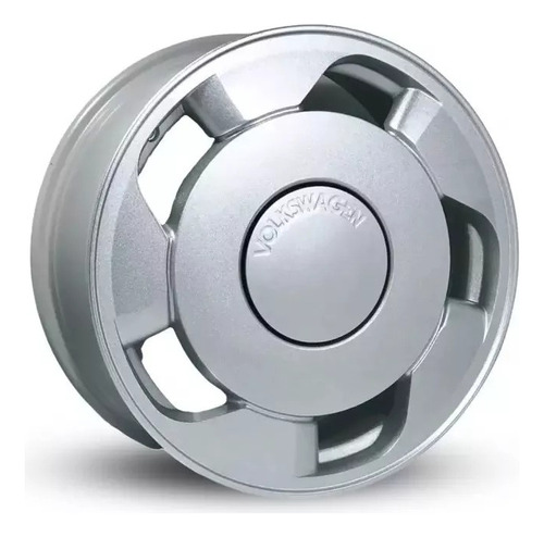 Roda 17 4x100 Orbital Aro 17 + Bicos (jogo) Cor Plata Diamantado