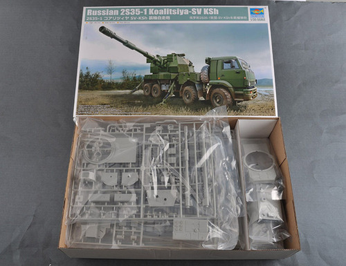 Trumpeter Russian 2s35 Koalitsiya Sv Ksh 1:35 850 Peças