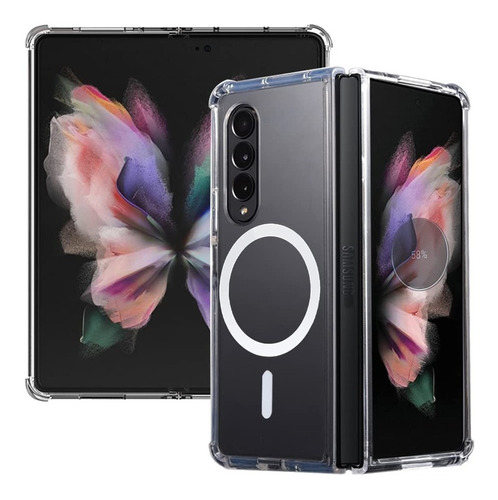 Funda Magnética Transparente Para Samsung Z For Fold4