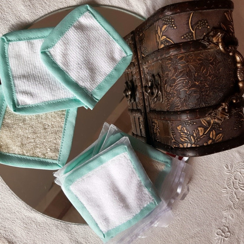 Pads Desmaquillantes De Toalla, Reutilizables