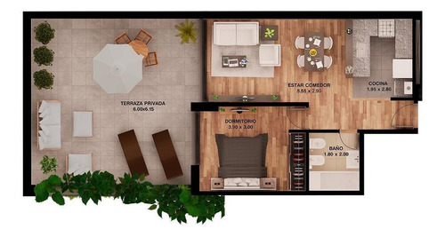 Imagen 6 de 7 de Cochabamba 1100 - 1 Dormitorio Con Patio En Venta En Rosario