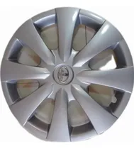 Comprar Juego De Tapa Aro Vasos Toyota Original #15 Logo Cromado