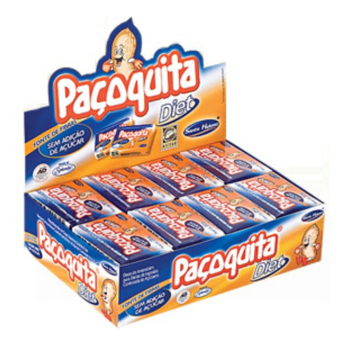 Pacoquita Diet Display Com 24 Unidades!!!