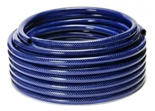 Manguera De Riego Freplast Mallada Trenzada Azul 1/2 X 50 Mt