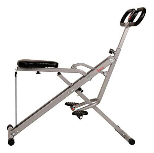 Sunny Health & Fitness Squat Assist Row-n-ride Trainer Para 