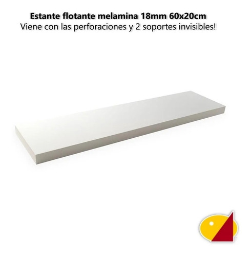 Par De Soportes Invisibles 9cm Mensula P/ Estante Flotante