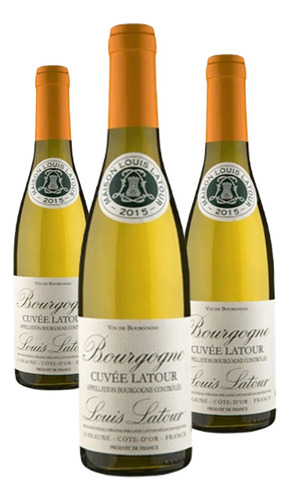 Vinho Louis Latour Bourgogne Chardonnay 375ml (3 Garrafas)