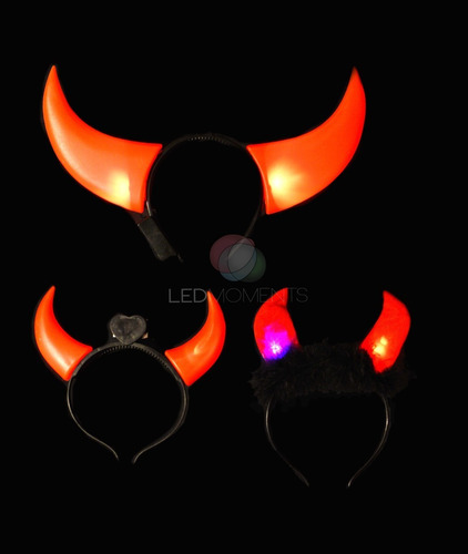 Imagen 6 de 9 de Pack Luminoso Lentes Rompecocos Vinchas Led Combo Cotillon