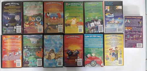 Coleção Vhs Para Dvd Pokemon Dublado