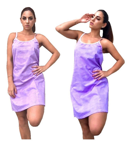 Imagem 5 de 9 de Kit 2 Pijama Vestido Feminino Camisola Sexy Dormir Atacado