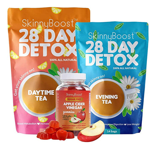 Skinnyboost - Detox Tea Power Kit-1 - Daytime Tea (28 Bolsa