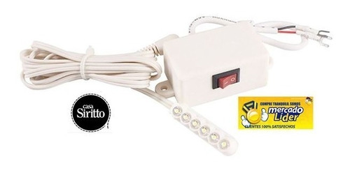 Luz Led Para Maquinas De Coser - Tira 6 Led Con Iman