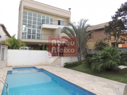 Imagem 1 de 20 de Casa Em Condominio Fechado - Arua Lagos - Mogi Das Cruzes - Sala Com Pé Direito Duplo, Piso Superior Com 3 Suites + Escritorio + Dep De Empregada + Ampla Área De Lazer + 5 Vagas - 709
