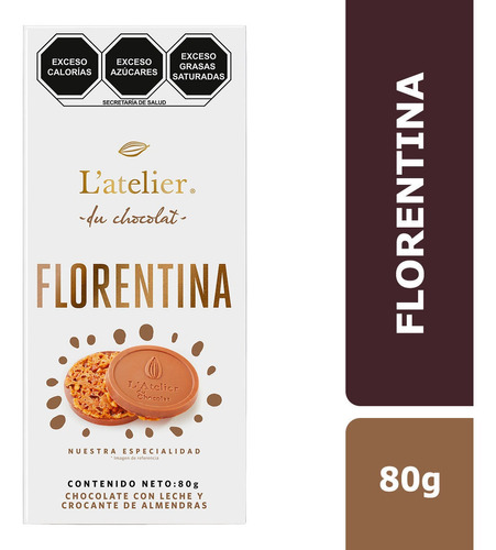 Chocolate L'atelier Florentina Barra 80g