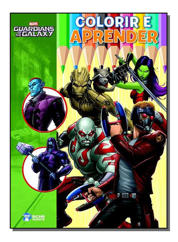 Colorir Grande - Marvel Guardiões Das Galáxias, De Editora Todolivro. Editora Rideel / Bicho Esperto Em Português