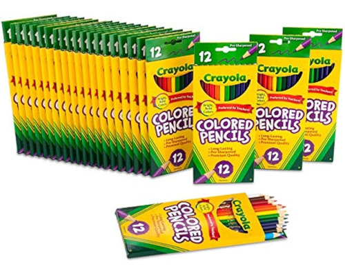 Crayola Colored Pencils Bulk 24 Paquetes De 12count
