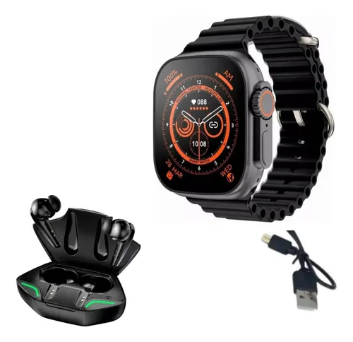 Combo Smartwatch Z69 Y Auricular Bluetooth Gamer