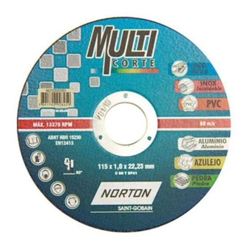 Disco Multicorte 4 1/2x1mmx7/8 - Norton