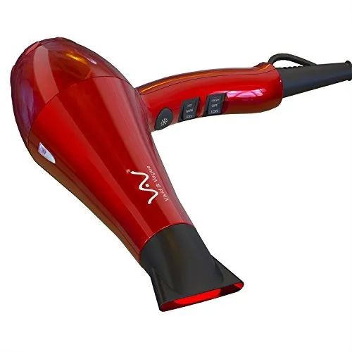 Secador De Pelo Vav Rojo Profesional Potente De Cerámica