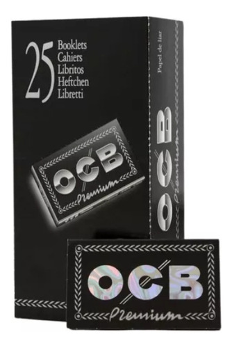 Rolling Paper Ocb 1.1/4 De 25 Paquetes De 50 Hojas France 