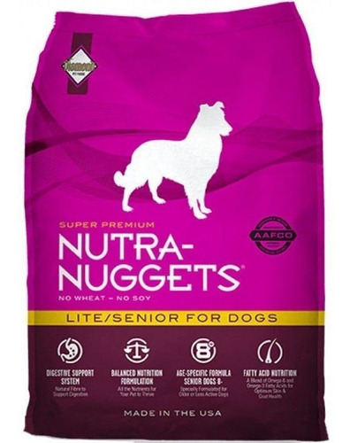 Alimento Nutra Nuggets Lite Senior 3 Kg