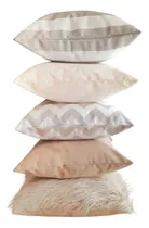 Comprar Almohadones Decoración Divina Pack X 5 Nórdicos 40x40 Cm