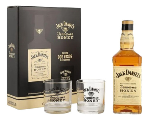 Whiskey Jack Daniels Honey 700ml C/ Vasos