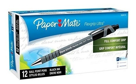 Paper Mate 9580131 Flexgrip Ultra Retráctil Bolígrafo, Fine 